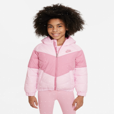 NikeYounger Kids' Hooded Chevron Puffer Jacket