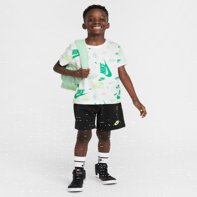 NikeYounger Kids' Printed T-Shirt and Lightweight French Terry Shorts Set