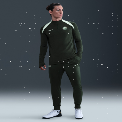 Recycled MaterialsChelsea F.C. StrikeMen's Nike Dri-FIT Football Knit Tracksuit Bottoms