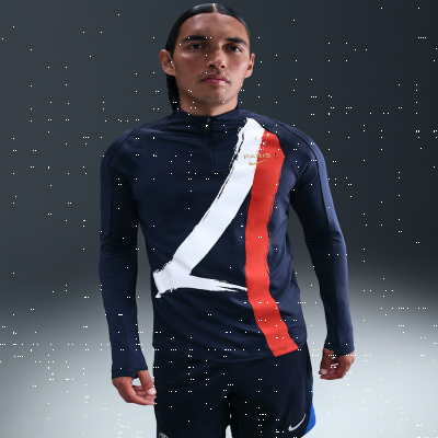 Recycled MaterialsParis Saint-Germain Strike AwayMen's Nike Dri-FIT Football Drill Top