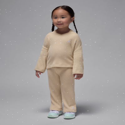 JordanToddler Heir To The Crown 2-Piece Ribbed Sweatshirt Set