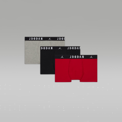 JordanOlder Kids' Flight Cotton Boxer Briefs (3-Pack)