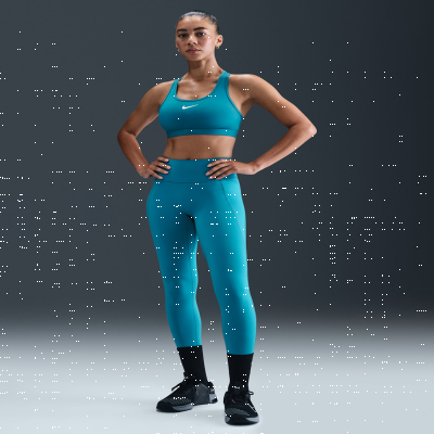 Recycled MaterialsNike UniversaWomen's High-Waisted Full-Length Leggings with No Front Seam