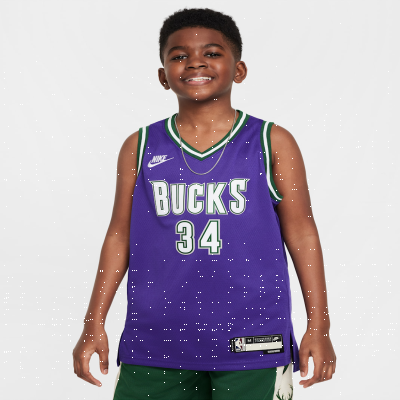 Giannis Antetokounmpo Milwaukee BucksOlder Kids' Nike Dri-FIT NBA Swingman Jersey