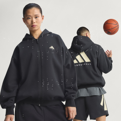 adidas Basketball Full-Zip Hoodie (Gender Neutral)
