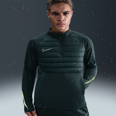 Recycled MaterialsNike Academy Winter WarriorMen's Therma-FIT 1/2-Zip Football Top