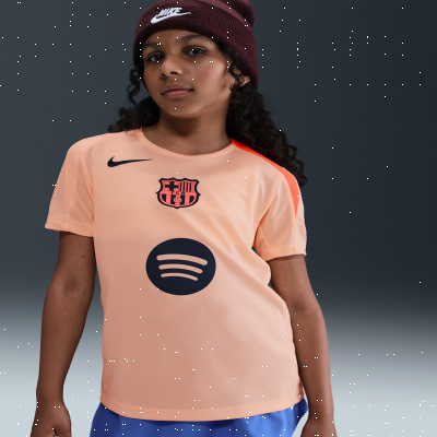 Recycled MaterialsF.C. Barcelona Strike ThirdOlder Kids' Nike Dri-FIT Total 90 Football Knit Top