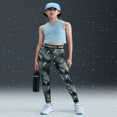 Recycled MaterialsNike ProOlder Kids' (Girls') Mid-Rise Leggings
