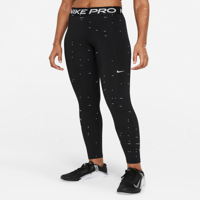 Recycled MaterialsNike ProWomen's Mid-Rise Mesh-Panelled Leggings