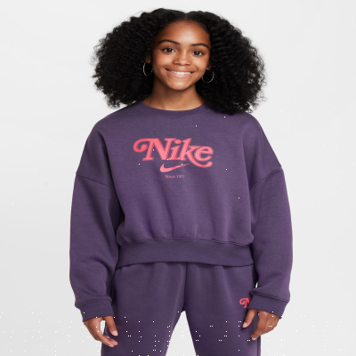 Nike SportswearGirls' Cropped Fleece Sweatshirt