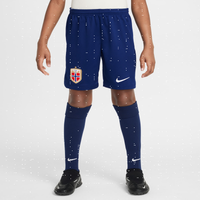 Recycled MaterialsNorway 2025/26 Stadium HomeOlder Kids' Nike Dri-FIT Football Replica Shorts
