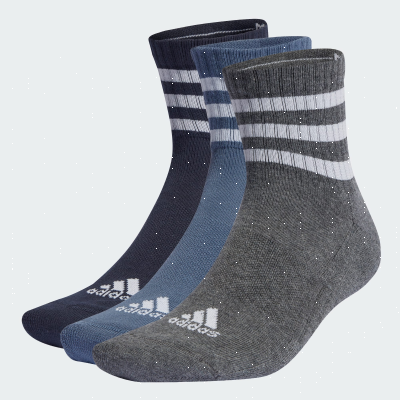 3-Stripes Cushioned Sportswear Low-Cut Socks 3 Pairs