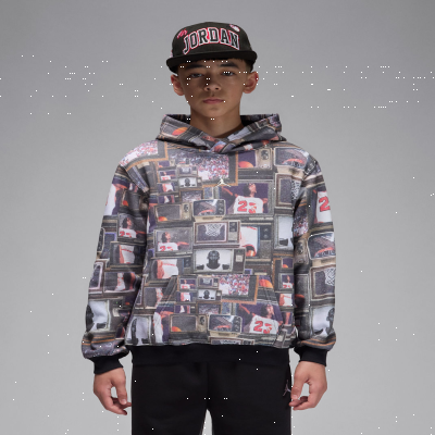 JordanOlder Kids' Brooklyn Printed Fleece Pullover Hoodie