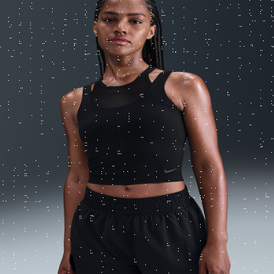 Recycled MaterialsNike One FittedWomen's Dri-FIT Cropped Tank Top