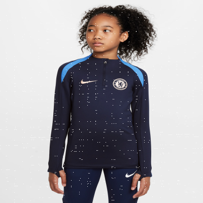 Recycled MaterialsChelsea F.C. StrikeOlder Kids' Nike Dri-FIT Football Drill Top