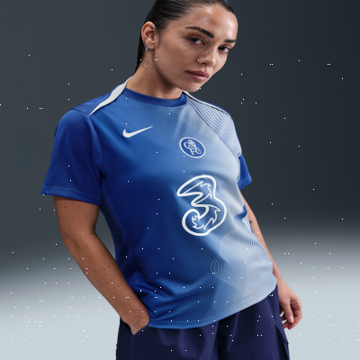 Recycled MaterialsChelsea F.C. Academy Pro ThirdWomen's Nike Dri-FIT Total 90 Football Pre-Match Top