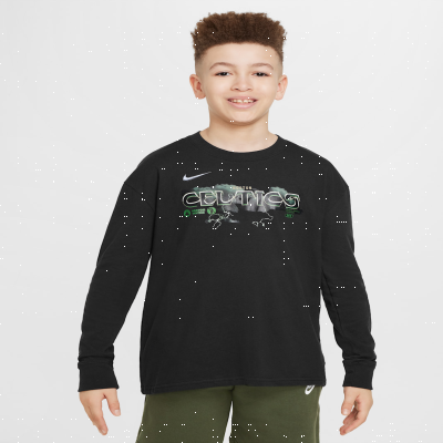 Boston Celtics EssentialOlder Kids' (Boys') Nike NBA Max90 Long-Sleeve T-Shirt
