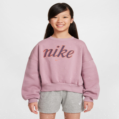 Nike Sportswear Club FleeceGirls' Boxy Crew-Neck Sweatshirt