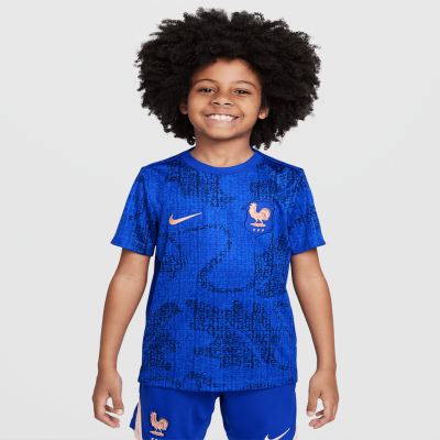 Recycled MaterialsFFF Academy ProOlder Kids' Nike Dri-FIT Football Pre-Match Short-Sleeve Top