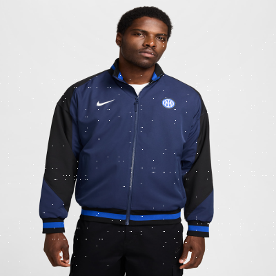 Recycled MaterialsInter Milan StrikeMen's Nike Dri-FIT Football Anthem Jacket