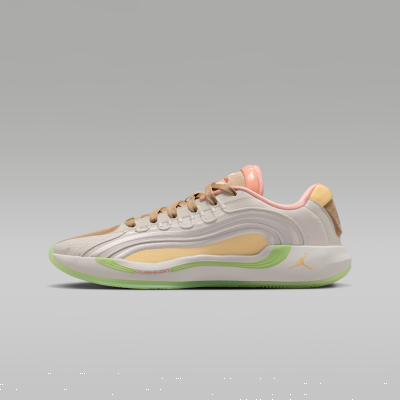 Luka 4 'Light Orewood and Tangerine'Older Kids' Basketball Shoes