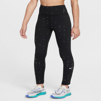 Recycled MaterialsNike OneOlder Kids' (Girls') Dri-FIT High-Waisted Leggings