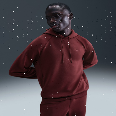Recycled MaterialsNike Primary FleeceMen's Dri-FIT UV Pullover Performance Hoodie