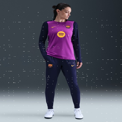 Recycled MaterialsF.C. Barcelona StrikeWomen's Nike Dri-FIT Football Knit Pants