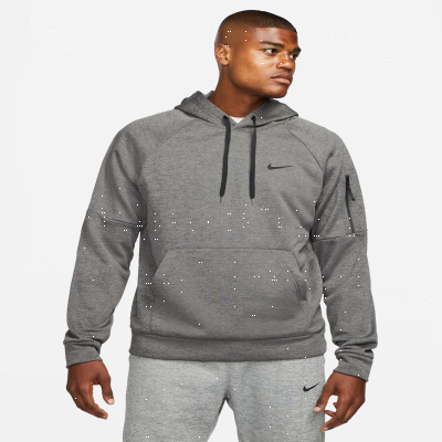 Recycled MaterialsNike ThermaMen's Therma-FIT Hooded Fitness Sweatshirt