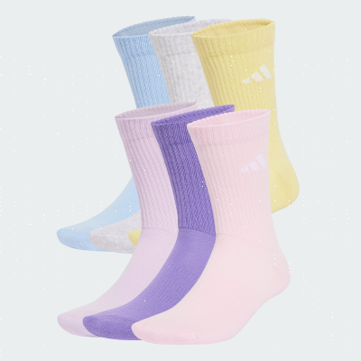 Cushioned Crew Socks 6 Pairs