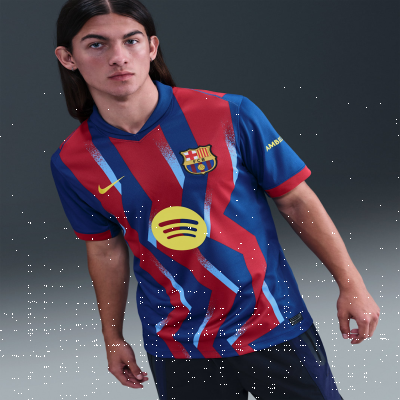 Recycled MaterialsFC Barcelona 2025/26 Stadium FourthMen's Nike Dri-FIT Football Replica Shirt
