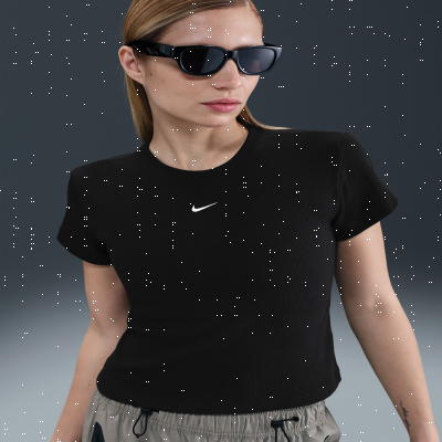 Nike SportswearWomen's Tight Ribbed Short-Sleeve T-Shirt