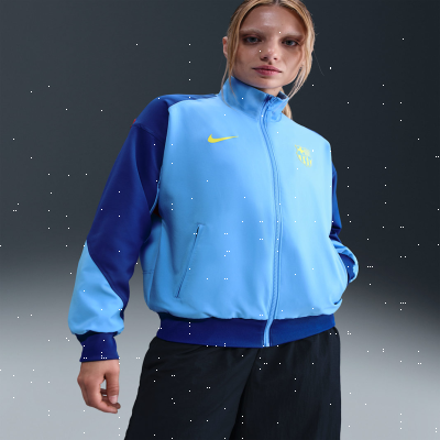 Recycled MaterialsF.C. Barcelona Strike FourthWomen's Nike Dri-FIT Football Anthem Jacket