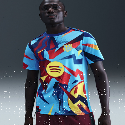 Recycled MaterialsF.C. Barcelona Academy Pro FourthMen's Nike Dri-FIT Football Pre-Match Top