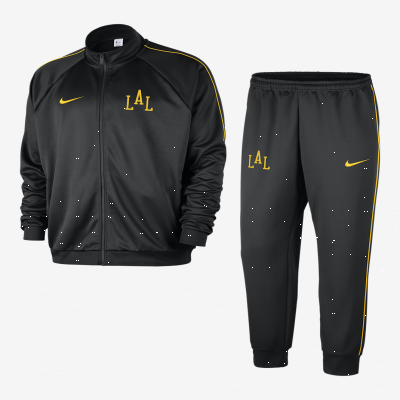 Recycled MaterialsLos Angeles Lakers City EditionMen's Nike NBA Club Peak Tracksuit