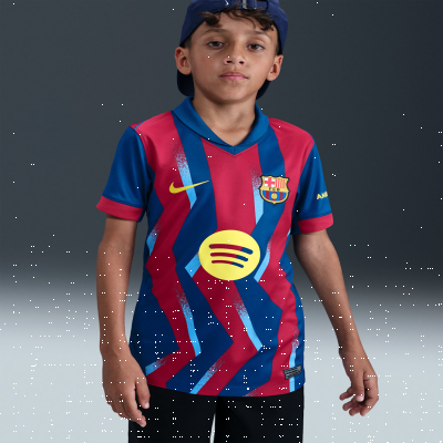 Recycled MaterialsFC Barcelona 2025/26 Stadium FourthOlder Kids' Nike Dri-FIT Football Replica Shirt