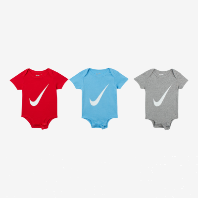 NikeBaby (0–6M) Bodysuit Set (3-Pack)