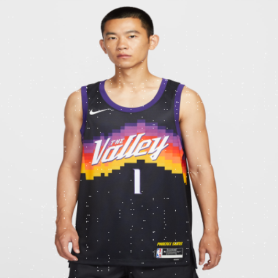 Recycled MaterialsDevin Booker Phoenix Suns City EditionMen's Nike NBA Swingman Jersey