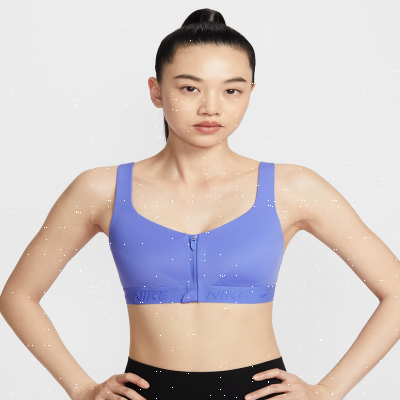 Recycled MaterialsNike Indy High-SupportWomen's Padded Front-Zip Sports Bra