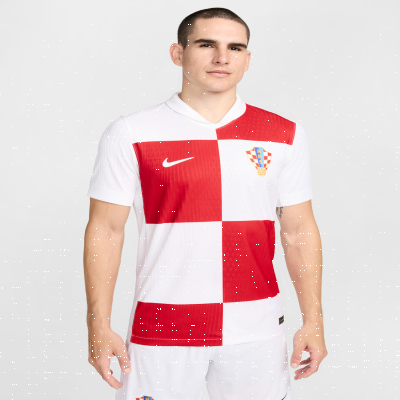 Croatia 2024/25 Match HomeMen's Nike Dri-FIT ADV Football Authentic Short-Sleeve Shirt