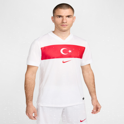 Türkiye 2024/25 Stadium HomeMen's Nike Dri-FIT Football Replica Shirt