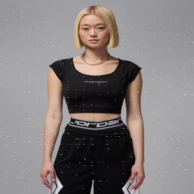Recycled MaterialsJordan SportWomen's Short-Sleeve Knit Crop Top