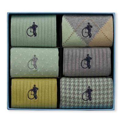 Dash of Class, Sage, 6-Pair Box