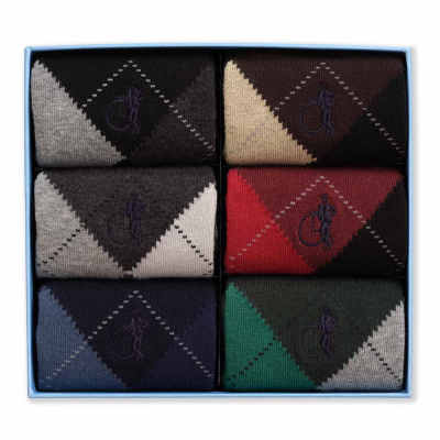 Highland Argyle, 6-Pair Box