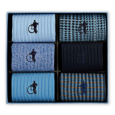 Dash of Class, Denim, 6-Pair Box
