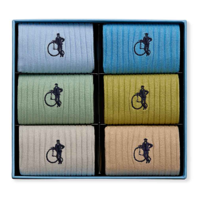 Muted Pastels, 6-Pair Box