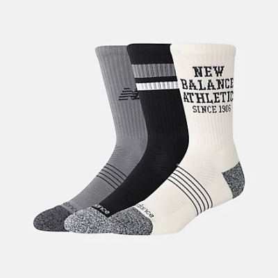 Active Graphic Crew Socks 3 Pack