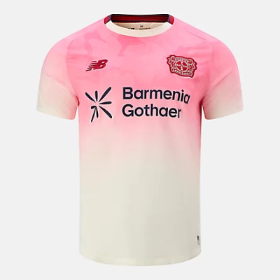 Bayer 04 Away Short Sleeve Jersey