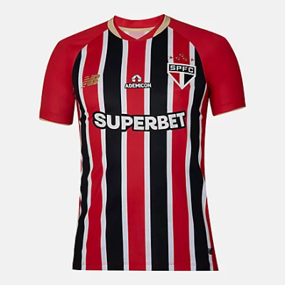 Sao Paulo FC Away Short Sleeve Jersey