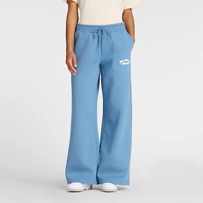 Linear Heritage Fleece Wide Leg Pant